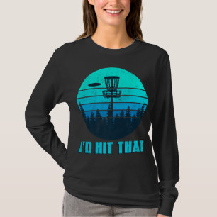 Camiseta Id Golpear Ese Disco Cesta De Golf Sunset Retro Go