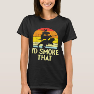 Camiseta Id Humo Que El Arbusto De Carne De Carne De Pollo