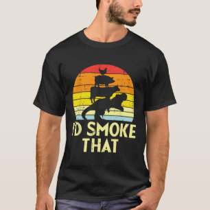 Camiseta Id Humo Que El Arbusto De Carne De Carne De Pollo