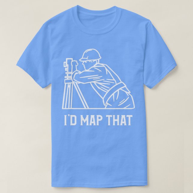Camiseta Id Map gorra Land Surveyor Geography Surveyor (Diseño del anverso)