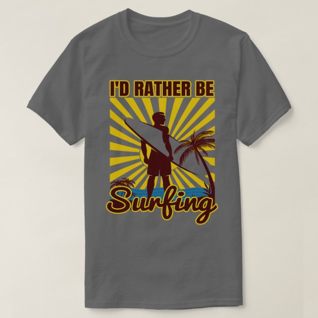 Camiseta Id Más Bien Ser SurfingTShirt Copy (Diseño del anverso)