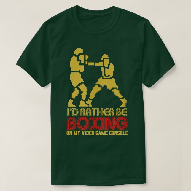 Camiseta I'd Rather Be Boing on My Video Game Console Gamer (Diseño del anverso)