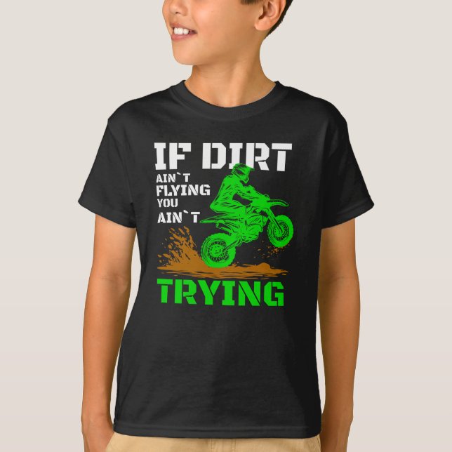 Camiseta I'D Rather Be Riding Dirt Bike Riders Bikers (Anverso)