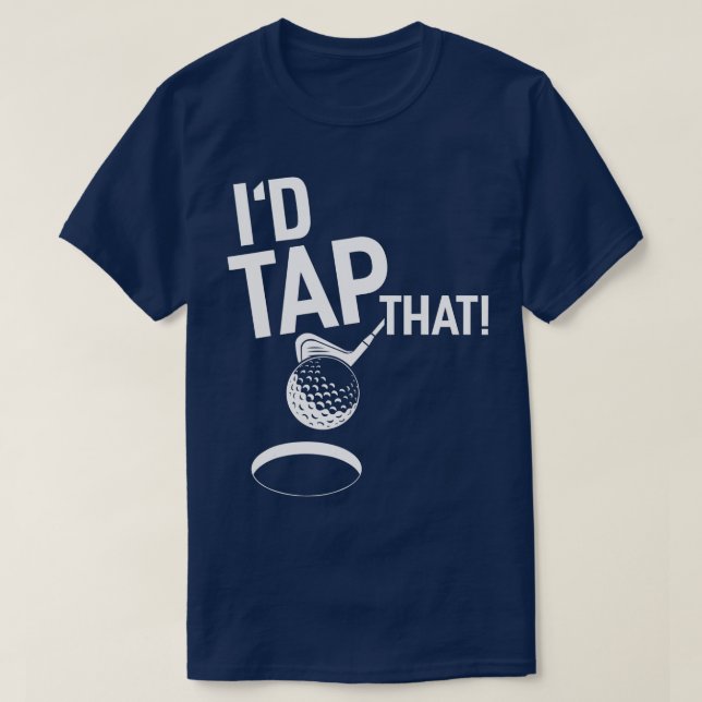 Camiseta Id Tap That Golf Shirt Funny Golf   1  (Diseño del anverso)