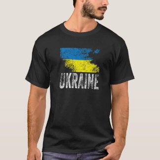 Camiseta Ida de regalo de bandera ucraniana con problemas d