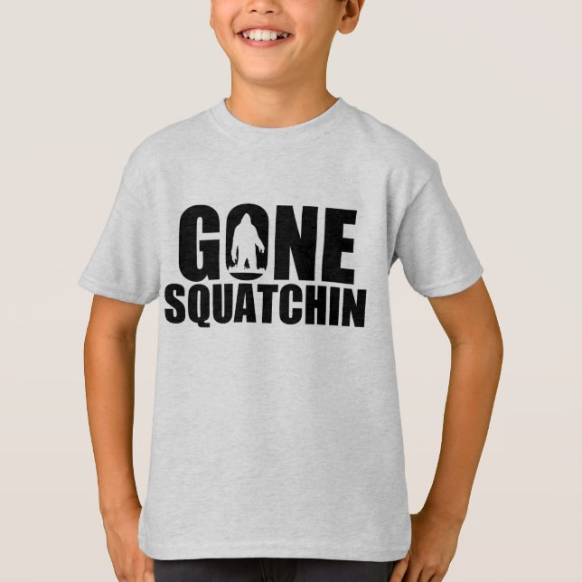 Camiseta ida niños de Squatchin (Anverso)