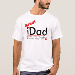 Camiseta iDad T-Shirt - Se presenta el premio al mejor iDad