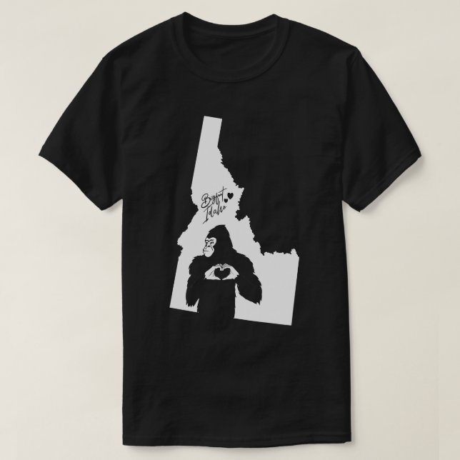 Camiseta Idaho Bigfoot (Diseño del anverso)