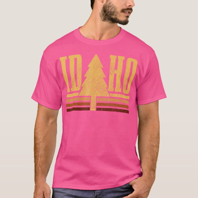 Camiseta Idaho: Camping Camping Caminando por Idah (Anverso)