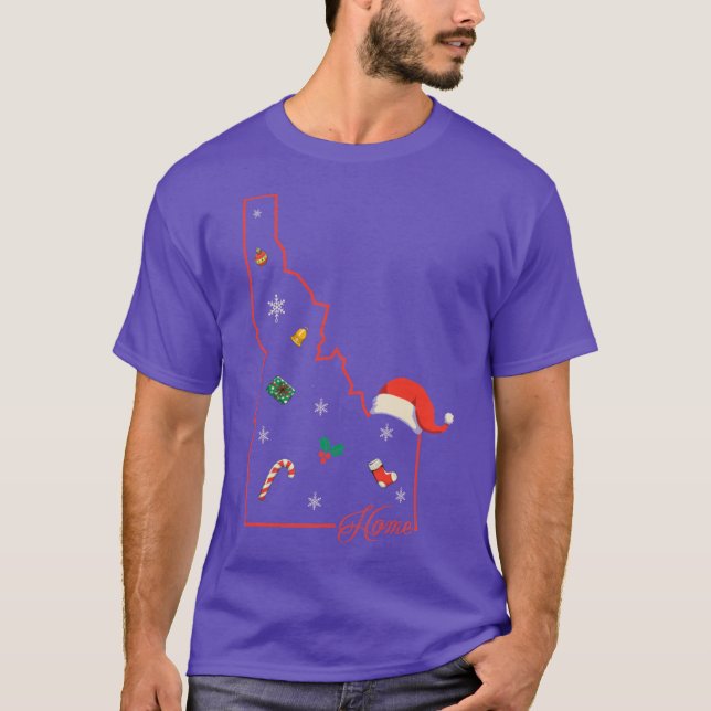 Camiseta Idaho Christmas Idaho Xmas Gift Idaho State Idaho  (Anverso)
