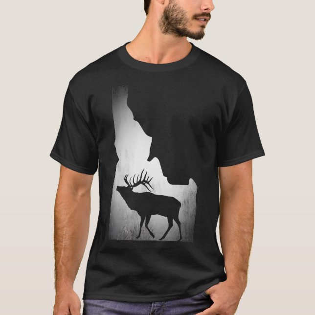 Camiseta Idaho Elk Hunting (Anverso)