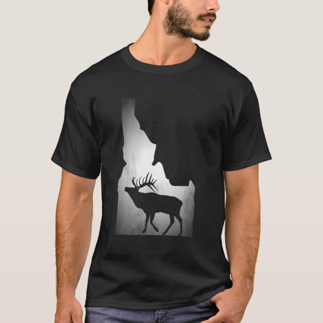 Camiseta Idaho Elk Hunting (Anverso)