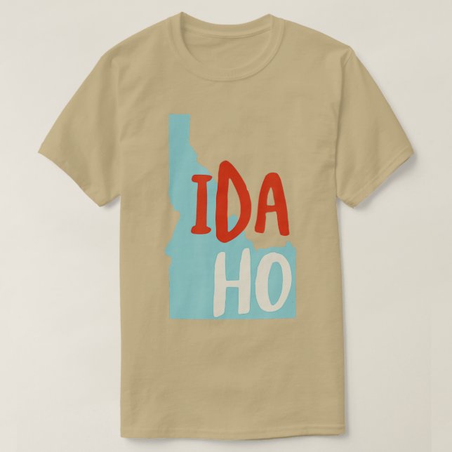 Camiseta Idaho Estados Unidos ID Estado de Idaho Souvenir (Diseño del anverso)