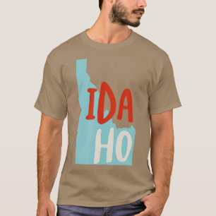 Camiseta Idaho Estados Unidos ID Estado de Idaho Souvenir