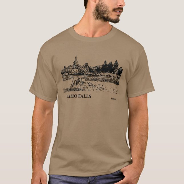 Camiseta Idaho Falls Idaho (Anverso)