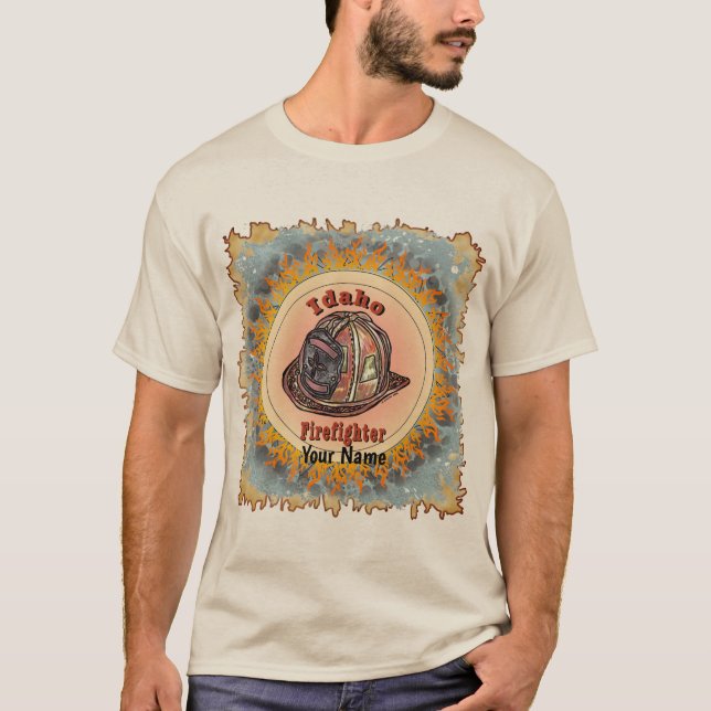 Camiseta Idaho Firefighter (Anverso)