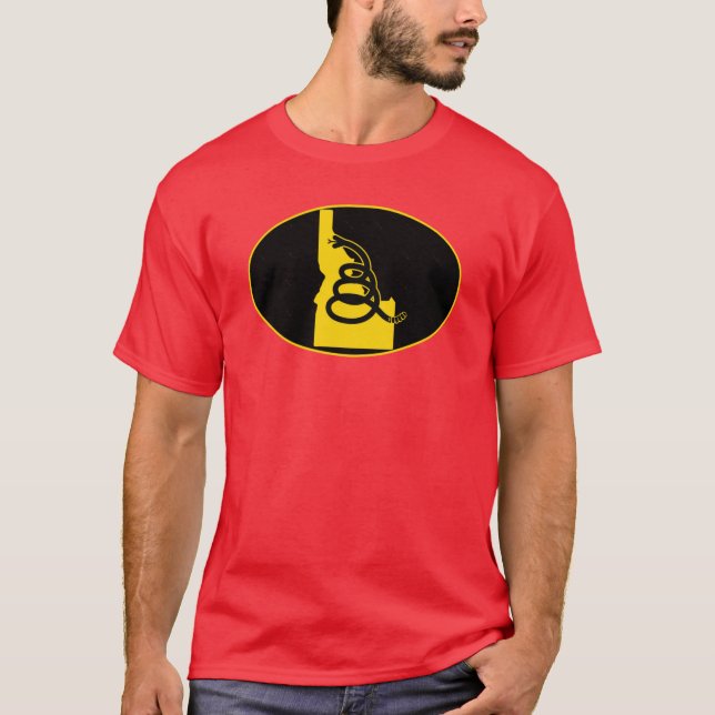 Camiseta IDAHO Freedom Is The Superpower Modern Gadsden Sna (Anverso)