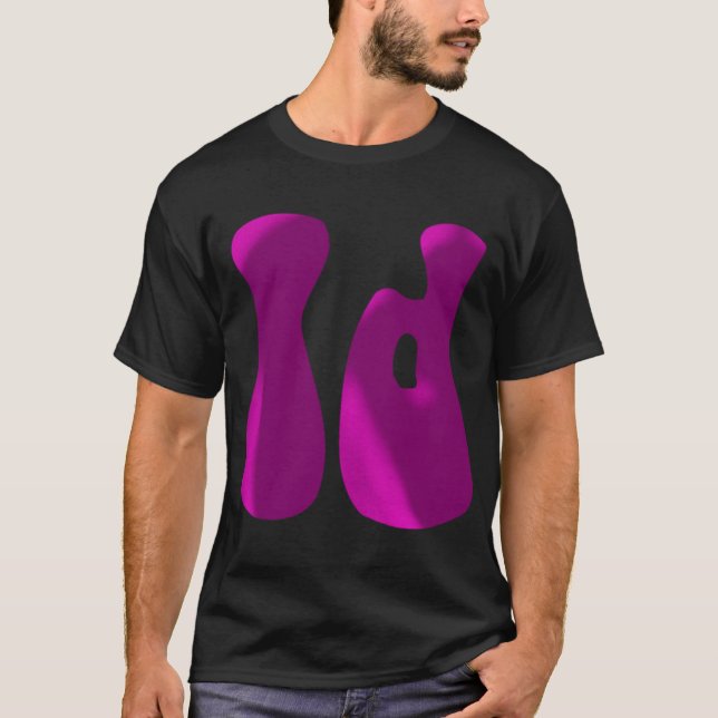 Camiseta Idaho ID Initial Monogram Text 1 (Anverso)