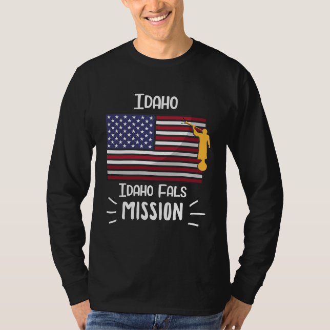 Camiseta Idaho Idaho Falls Mormon LDS Mission Missionary (Anverso)