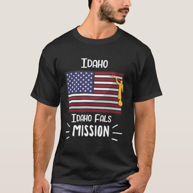 Camiseta Idaho Idaho Falls Mormon LDS Mission Missionary (Anverso)