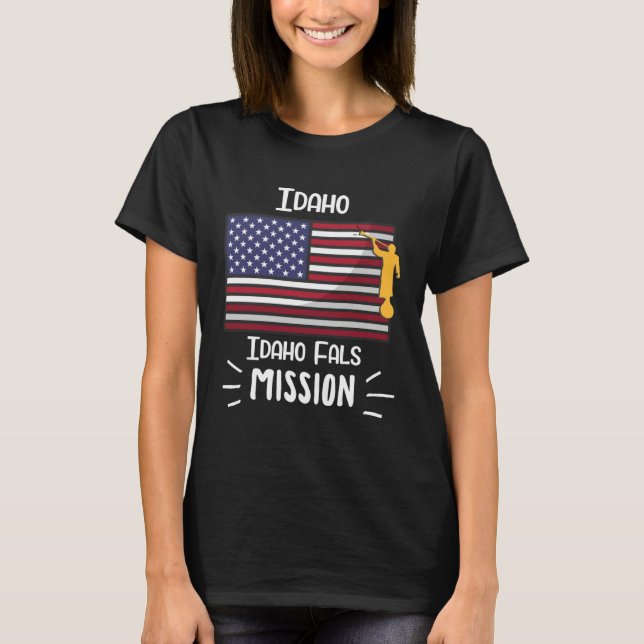 Camiseta Idaho Idaho Falls Mormon LDS Mission Missionary (Anverso)