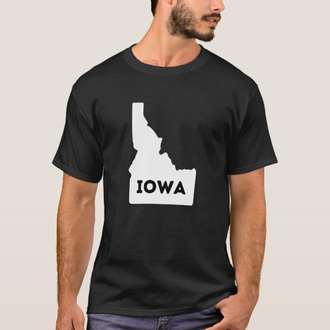 Camiseta Idaho Iowa Idawa De Dónde Eres? Geo Gem (Anverso)
