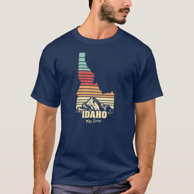Camiseta Idaho is my home for Idaho Lover Idaho Travel Gift (Anverso)