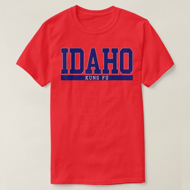 Camiseta Idaho Kung Fu (Diseño del anverso)