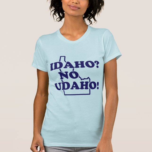 Camiseta Idaho ningún Udaho (Anverso)