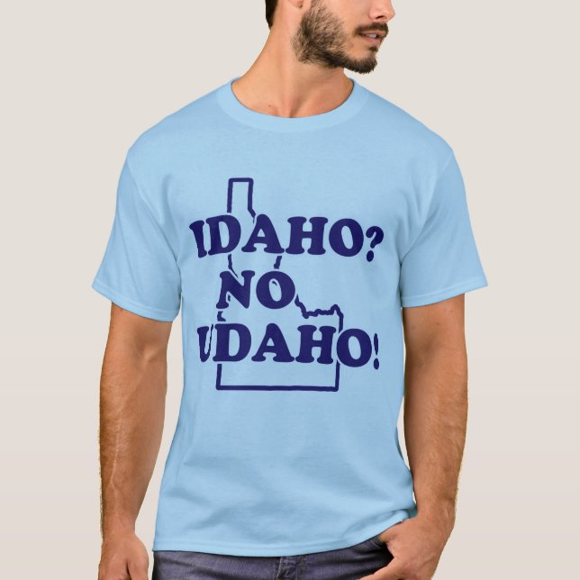 Camiseta Idaho ningún Udaho (Anverso)