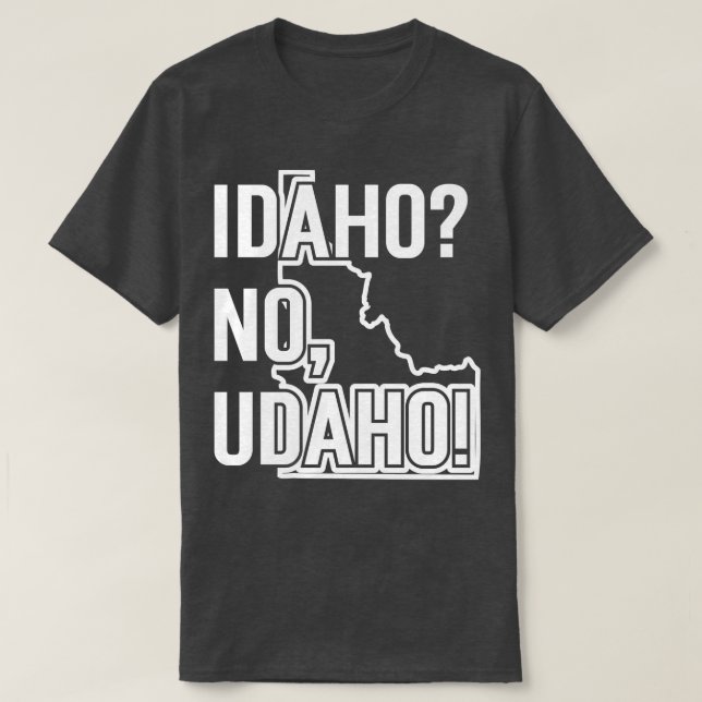 Camiseta Idaho No Udaho v2 TShirt (Diseño del anverso)