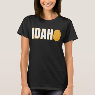 Camiseta Idaho Papa Souvenir Simple Tubo De Verduras Del Es