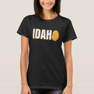 Camiseta Idaho Papa Souvenir Simple Tubo De Verduras Del Es