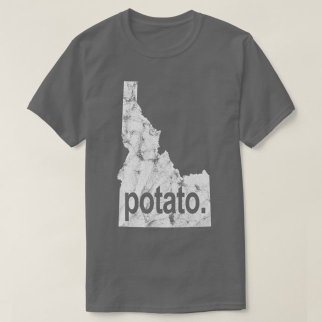 Camiseta Idaho Papas En Dolor Alimentos Para Tater Idaho (Diseño del anverso)