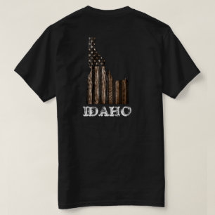 CAMISETA IDAHO PATRIOT BURNT WOOD BLK