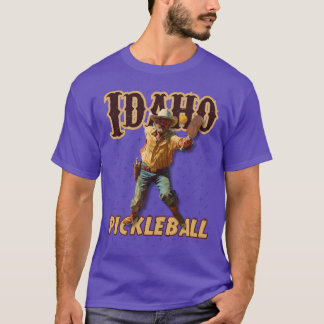 Camiseta Idaho Pickleball 2 divertido vaquero de estilo occ