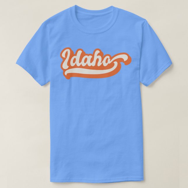 Camiseta Idaho Retro TShirt 1 (Diseño del anverso)