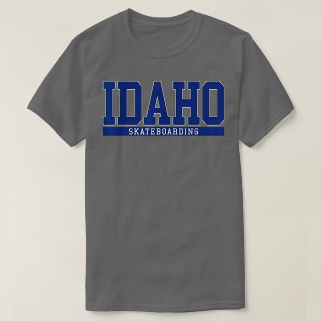 Camiseta Idaho Skateboarding  (Diseño del anverso)