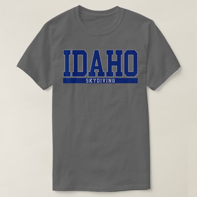 Camiseta Idaho Skydiving (Diseño del anverso)