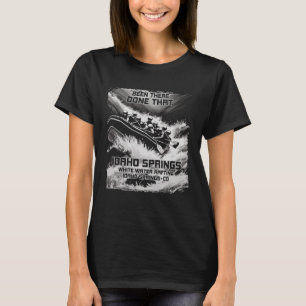Camiseta Idaho Springs White Water Rafting River Rapids Col