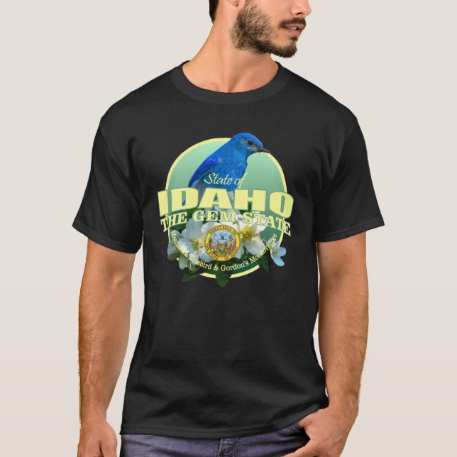 Camiseta Idaho state bird flower Oversized (Anverso)