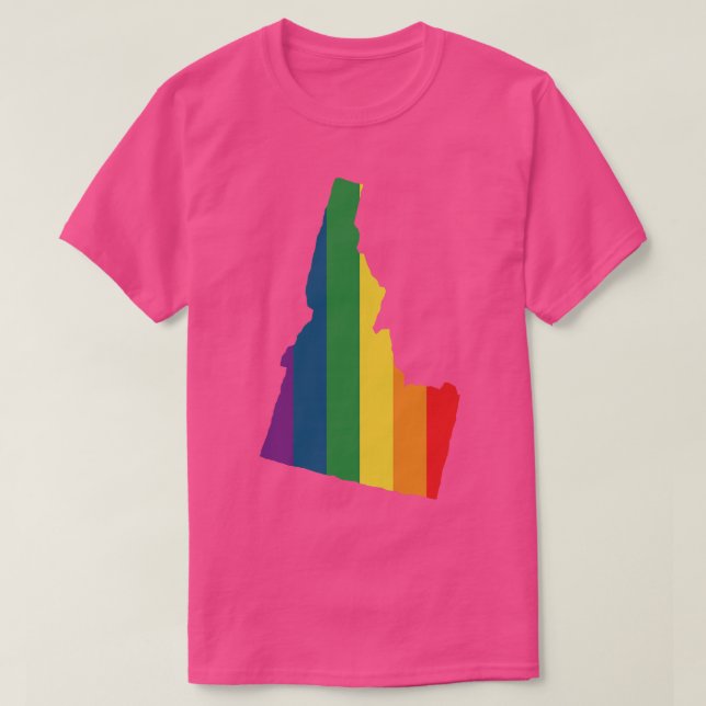 Camiseta Idaho State Rainbow TShirt (Diseño del anverso)