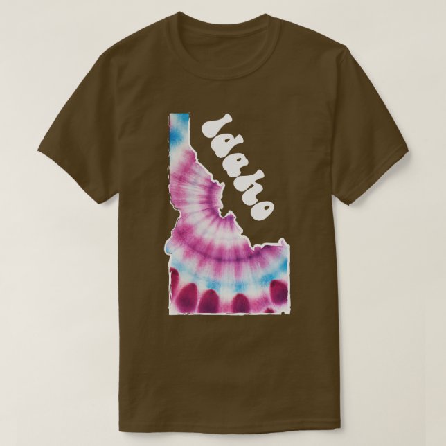 Camiseta Idaho Tie Dye (Diseño del anverso)