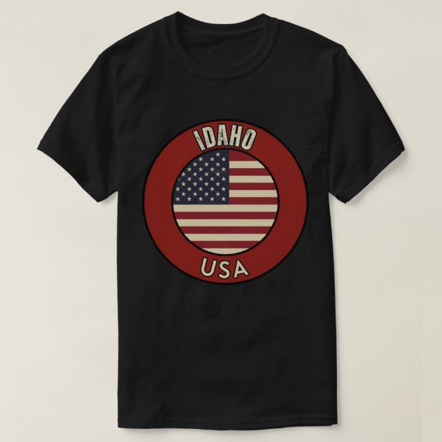 Camiseta Idaho United States (Diseño del anverso)