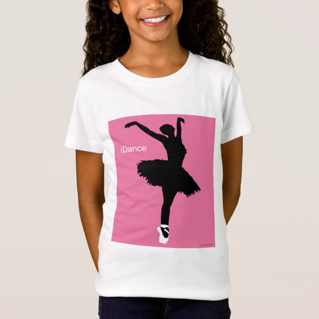 Camiseta iDance (rosa) (Anverso)