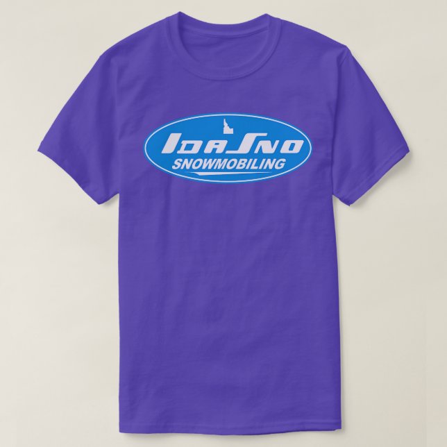 Camiseta IdaSno Snowmobiling TShirt (Diseño del anverso)