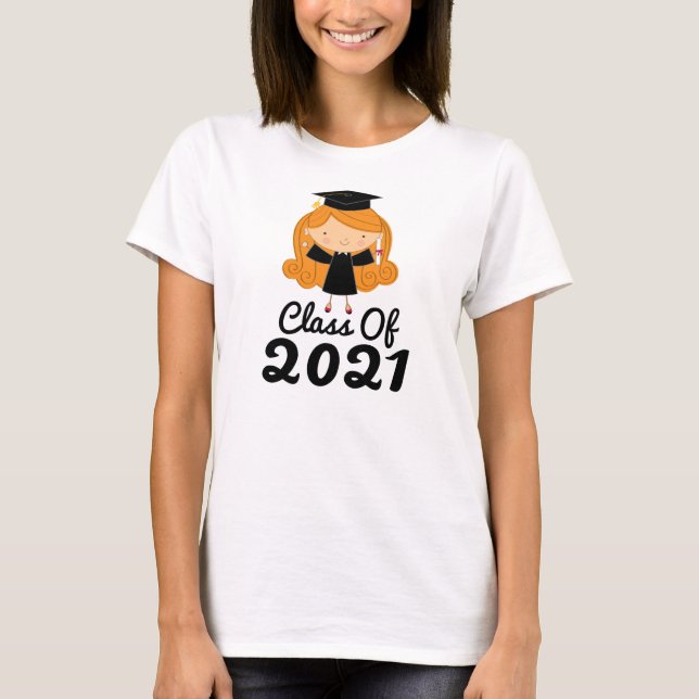 Camiseta Idea 2021 del regalo de la graduación para los (Anverso)
