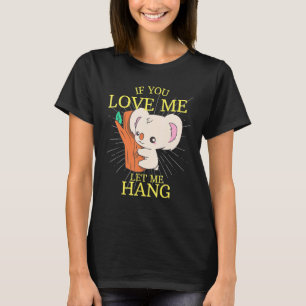 Camiseta Idea animal sutil colgando a Koala