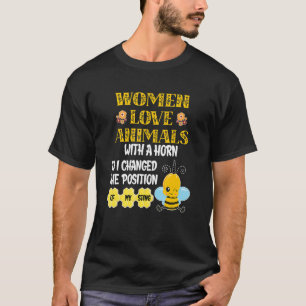 Camiseta Idea de abeja para apicultoras Mordaza de apicultu