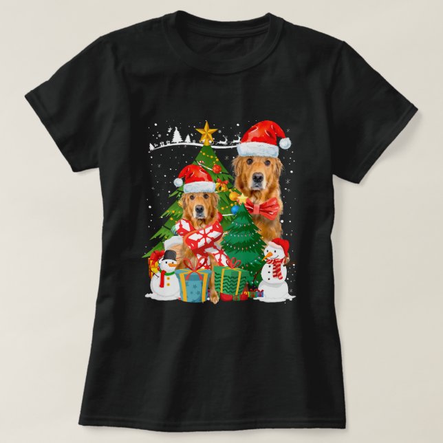 Camiseta Idea de árbol de Navidad para mujeres Navidades Go (Diseño del anverso)